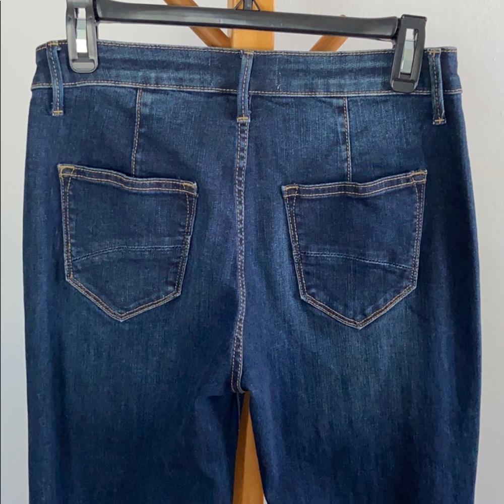 Driftwood Charlee High Rise Wide Leg Raw Hem Denim - Picture 5 of 8
